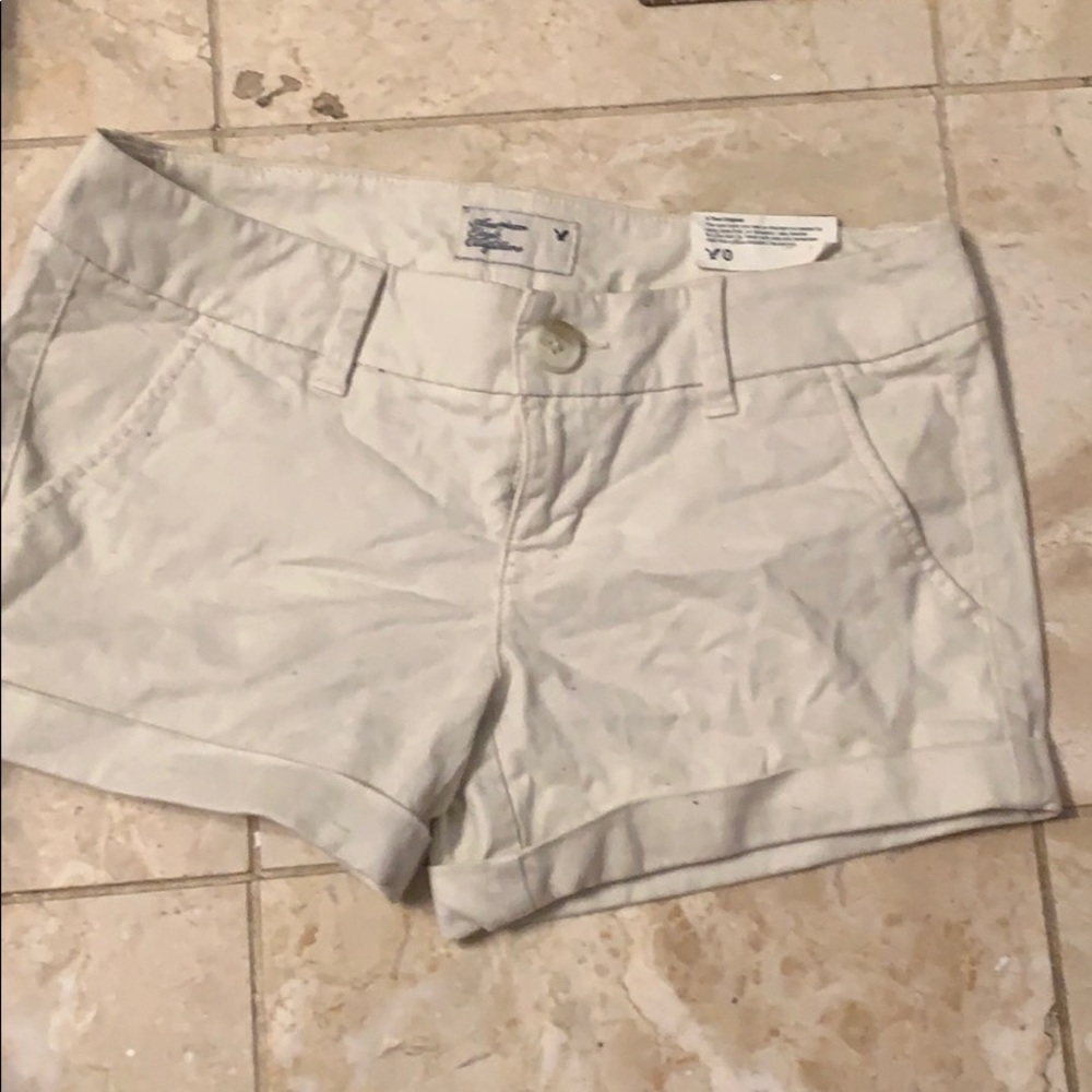 Brand new with tags beige American Eagle shorts